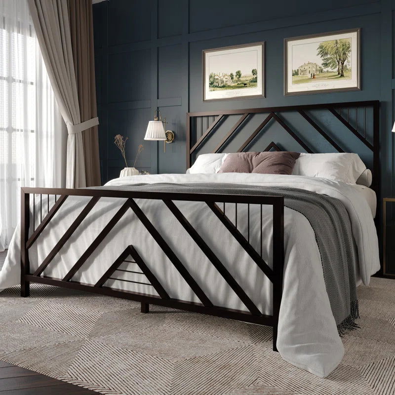 MetalCraft Arched Iron Bed - Furnishiaa -  -